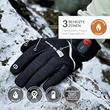 30seven beheizbare Handschuhe „Allrounder Outdoor“ für Frauen & Herren mit Hochwertigen Edelstahl Heizdrähten entlang der Finger und Fingerkuppen besonders geeignet für den Winter und Patienten mit Raynaud Syndrom (M) - 3