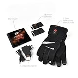 30seven beheizbare Handschuhe „Allrounder Outdoor“ für Frauen & Herren mit Hochwertigen Edelstahl Heizdrähten entlang der Finger und Fingerkuppen besonders geeignet für den Winter und Patienten mit Raynaud Syndrom (M) - 6