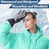 AROMA SEASON Beheizbare Handschuhe für Herren Damen, Winter Raynauds Krankheit Wasserdicht & Winddicht Arbeitshandschuhe Motorrad Jagd Angeln Reiten - 3