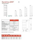 Badheizkörper elektrisch mit digitalem Thermostat (800 mm x 400 mm) - 4