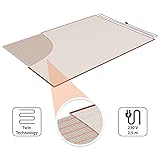 Mi-Heat Beheizbare Teppich-Unterlage 100x140cm - Unter Teppich Heizung Heizteppich Fußmatte Wärmeteppich 25°C - 3