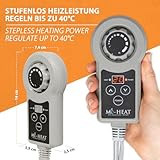 Warm Feet Infrarot Heizteppich Heizmatte 55x105cm 155W mit Thermostat Timer Sleep-Funktion - 5