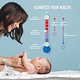 Reer Wickeltischstrahler EasyHeat, Wand-Heizstrahler, Wärmelampe fürs Baby, kompaktes Design, weiß, 1 Stück (1er Pack) - 6